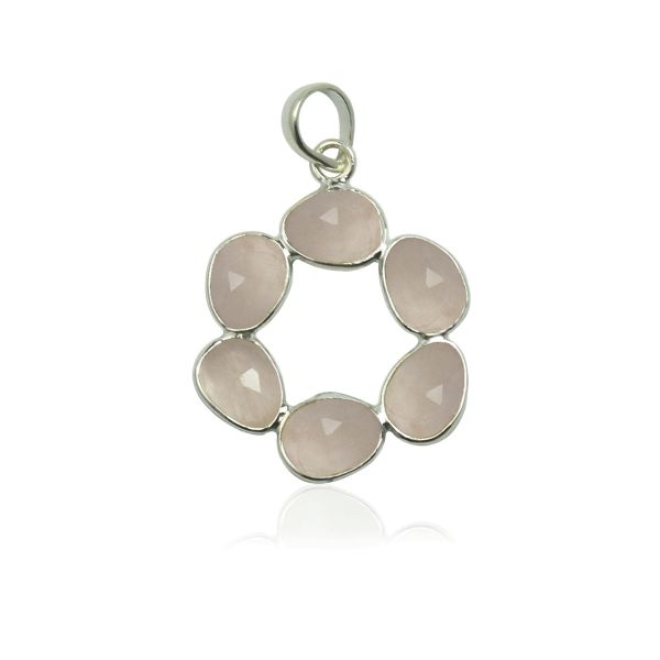 Rose Quartz Pendant model P5-034